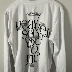 SOLD OUT Ariana Grande "Heaven Sent You To Me" Crewneck Sweatshirt